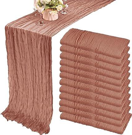 10 Ft Cheesecloth Table Runner.
