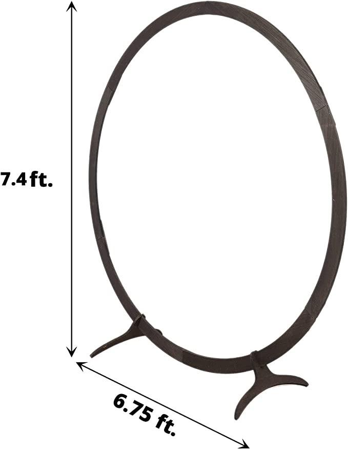 Round Wooden Ceremony Arch 7.5'.