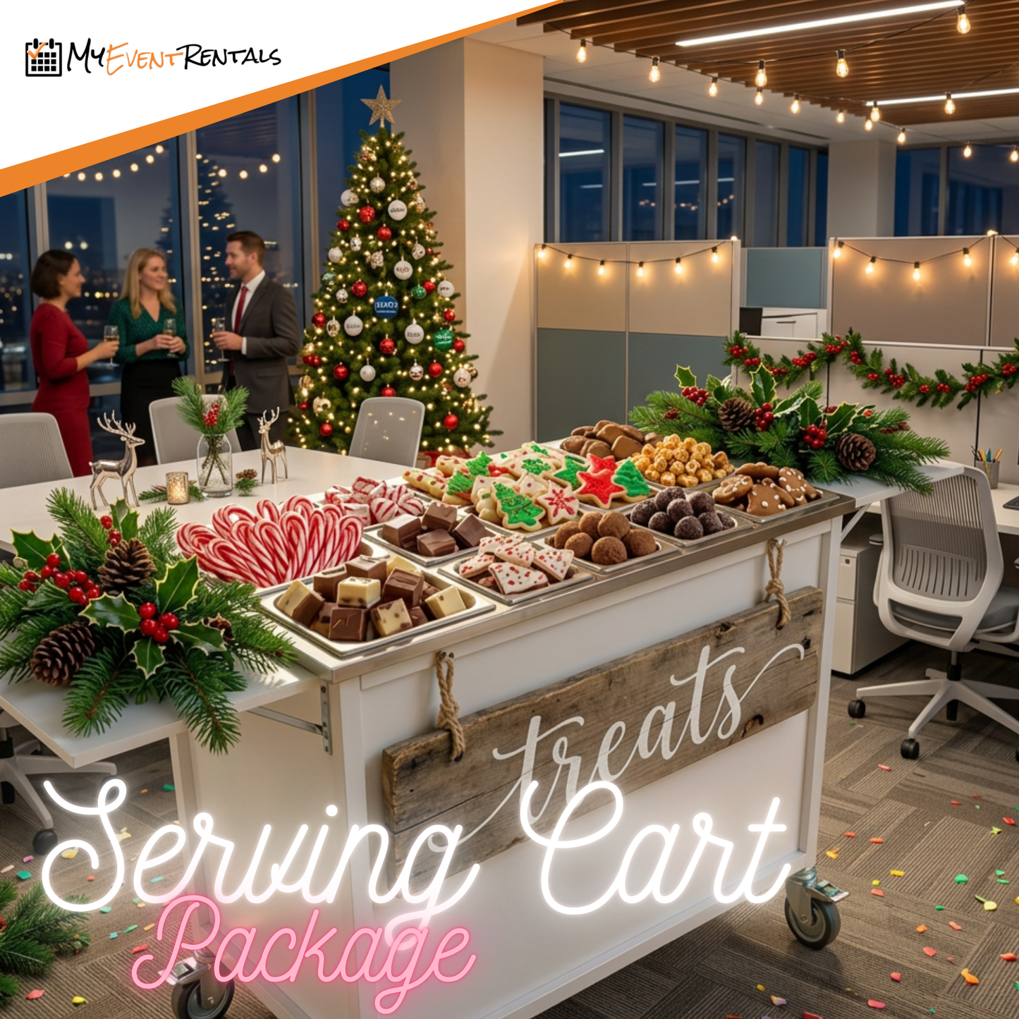 Serving Cart Event Rental Package