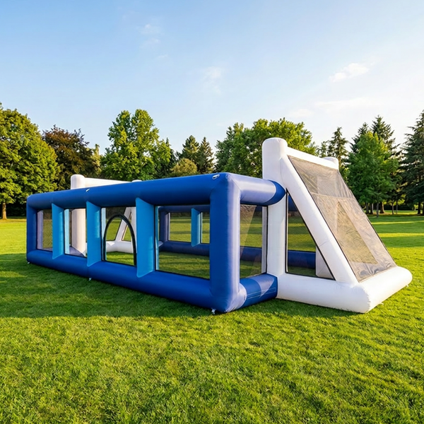 30x15 Soccer Goal Inflatable Game Zone Rental.