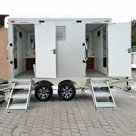 Luxury Mobile Bathroom Trailer Pull Behind.
