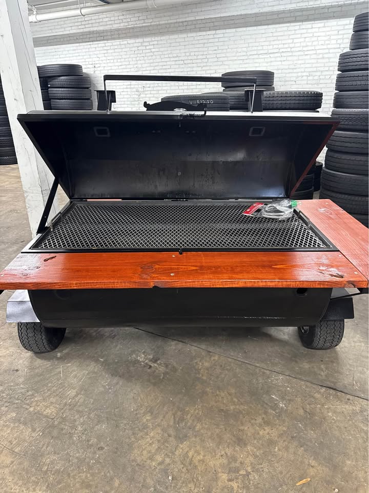 Pull Behind Trailer Grill.