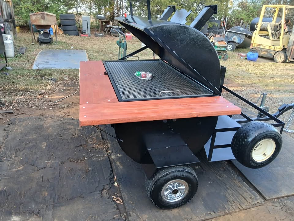 Pull Behind Trailer Grill.