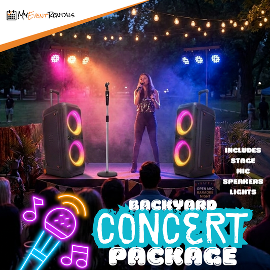 Backyard Concert Package Rental