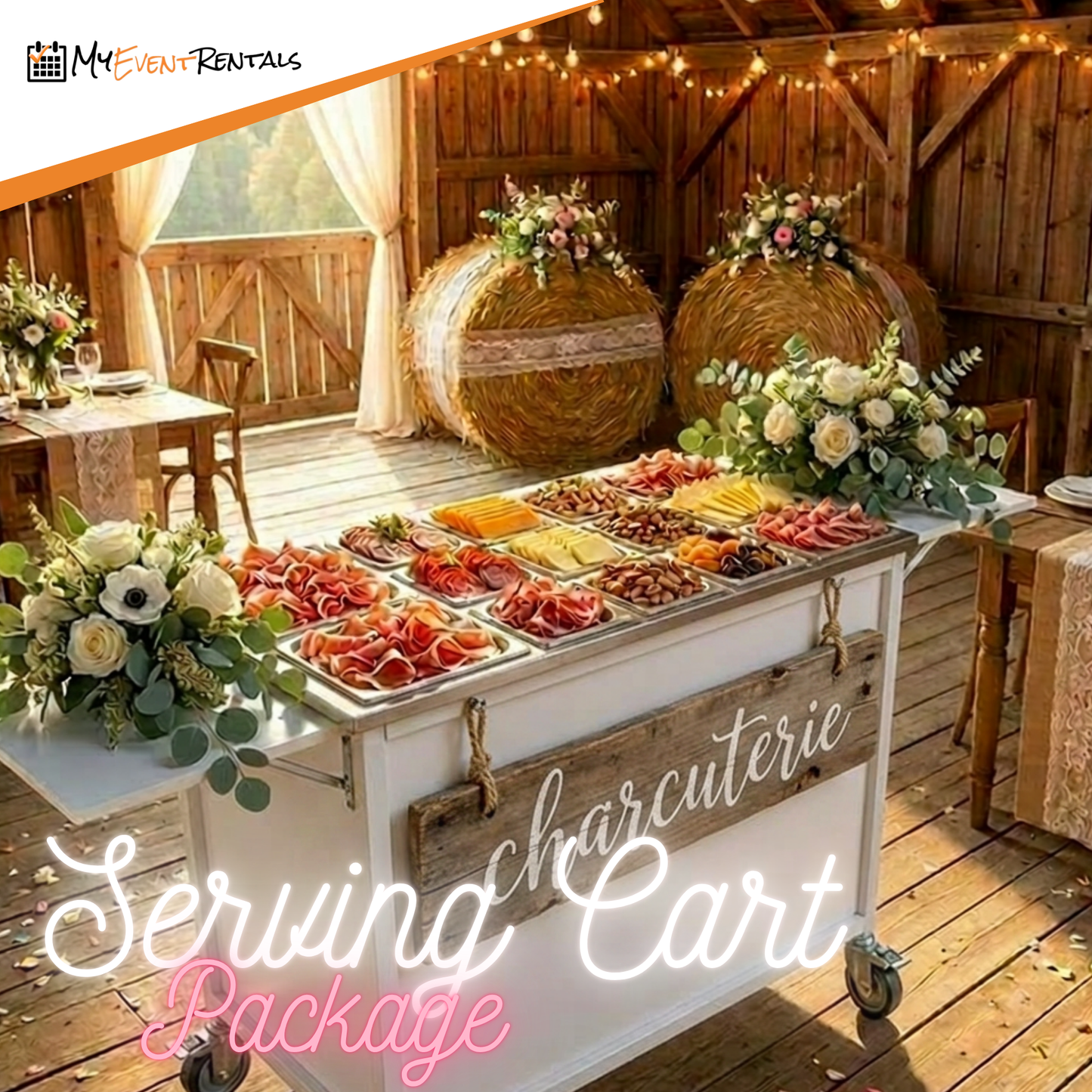 Serving Cart Event Rental Package