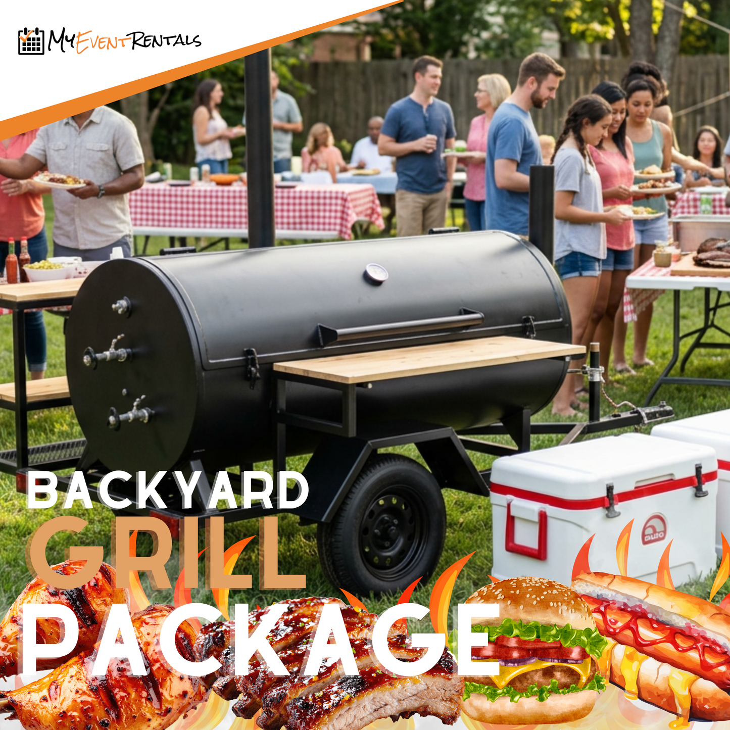Large Event Backyard Grill Package