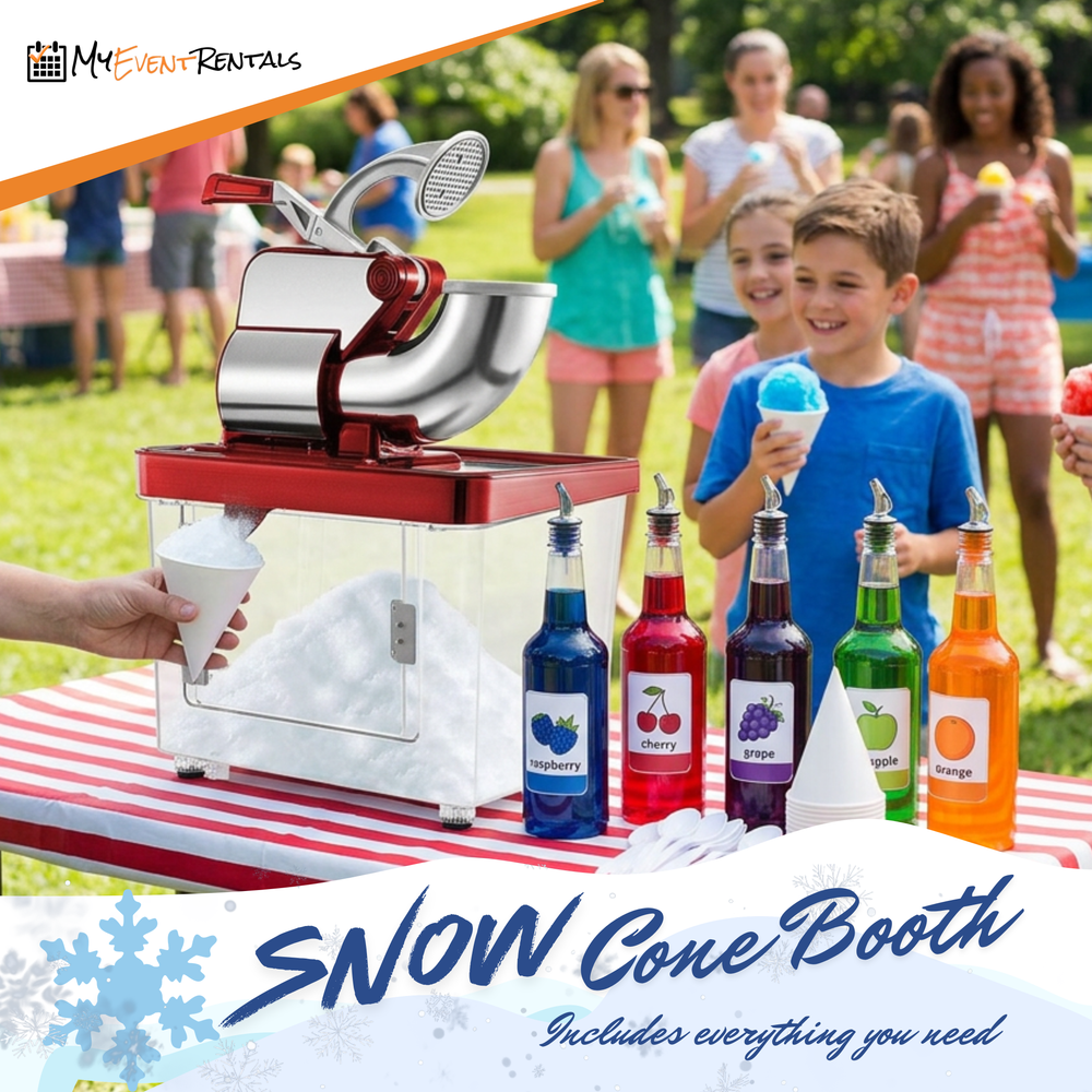 Snow Cone Booth Rental Package