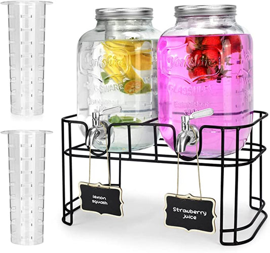 2 1-Gallon Beverage Dispenser with Infusion Core