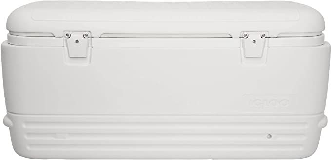 White 120 Qt Cooler