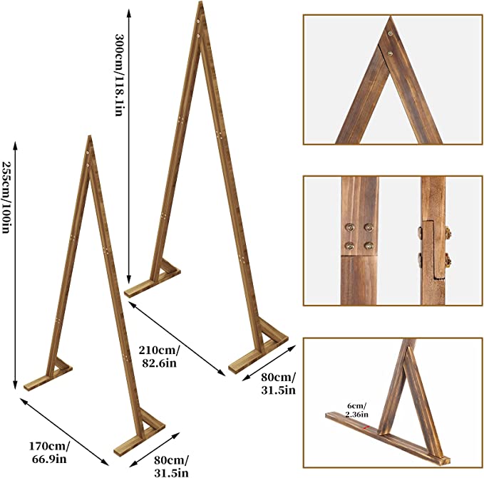 Double Triangle Ceremony Arch 10'